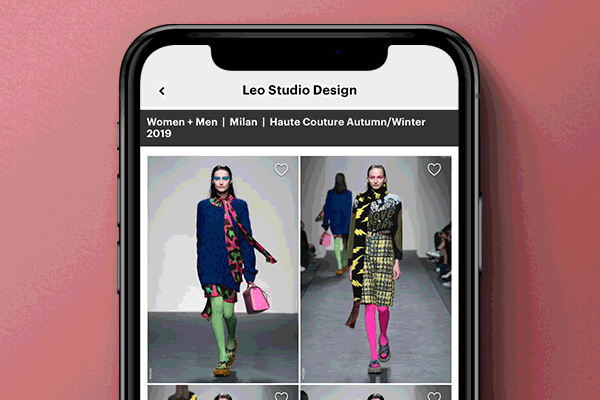 WGSN Catwalk App:
trends on the go.