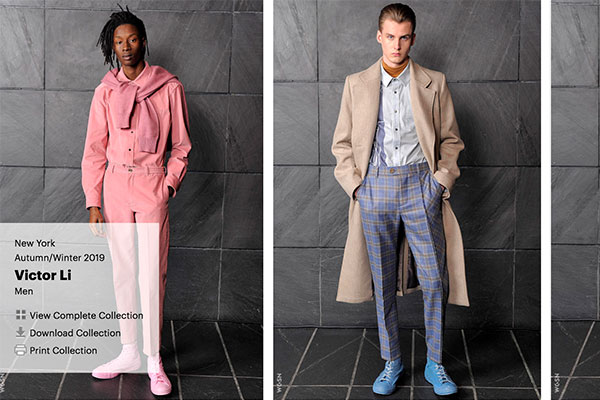 Catwalk Gallery: find the
collections in hi-res.